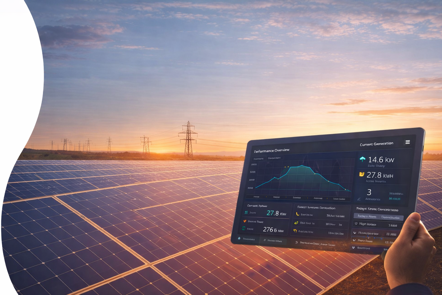 Solar panels installed on Indian homes generating clean energy